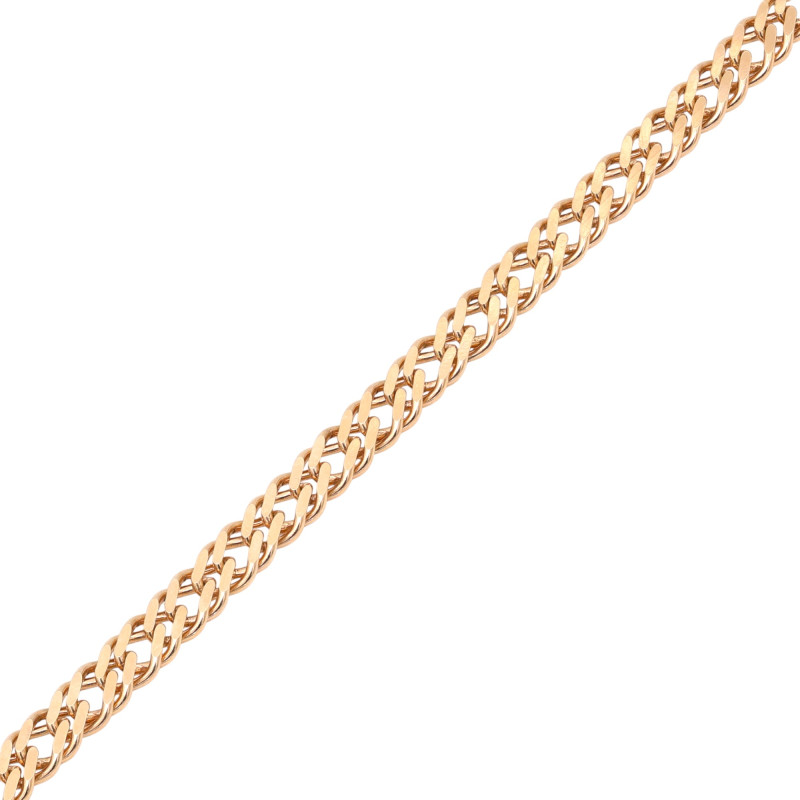 Браслет серебряный с позолотой