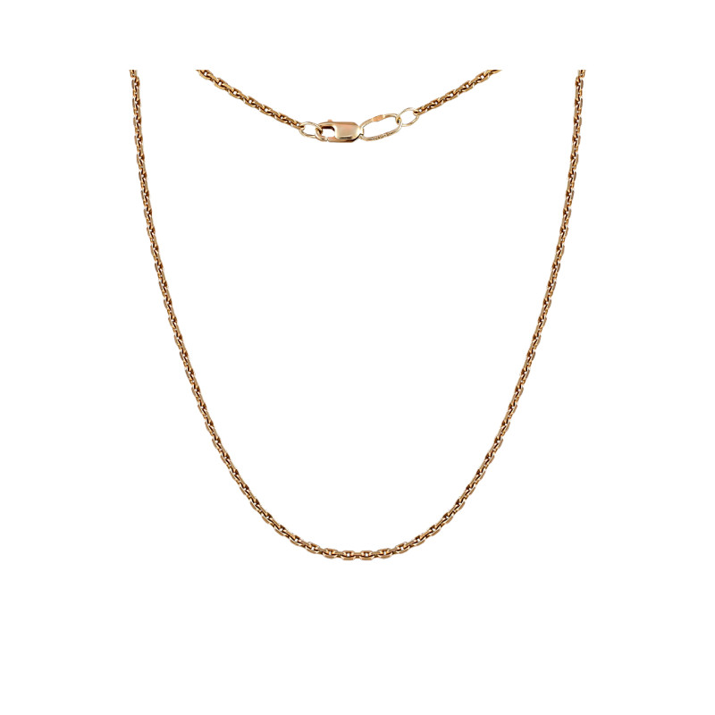 Цепочка из серебра с позолотой