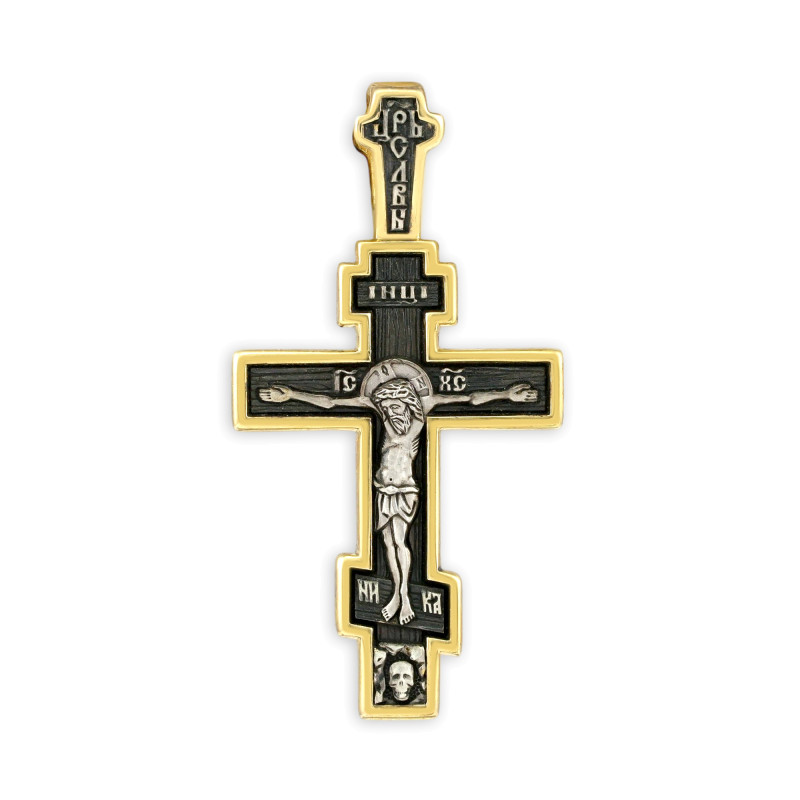 Серебряный крест "Распятие Христово"