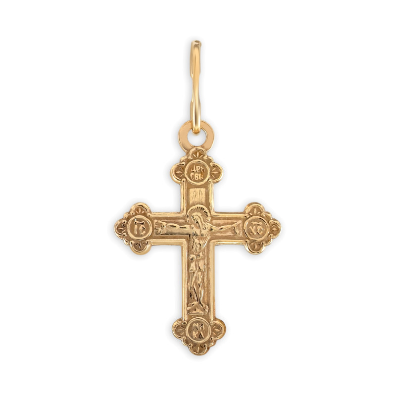 Золочёный крест из серебра