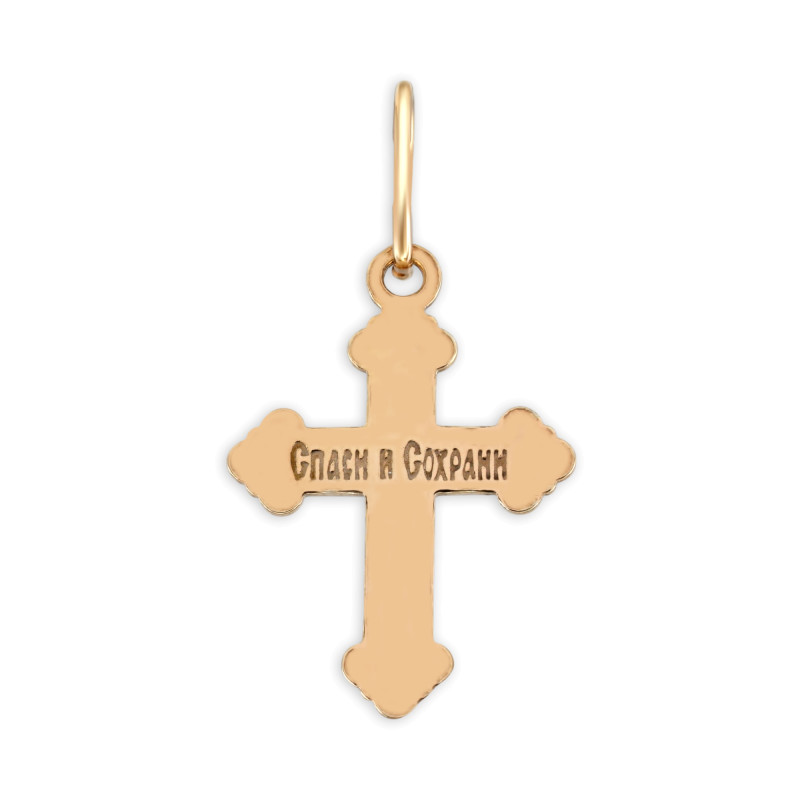 Золочёный крест из серебра