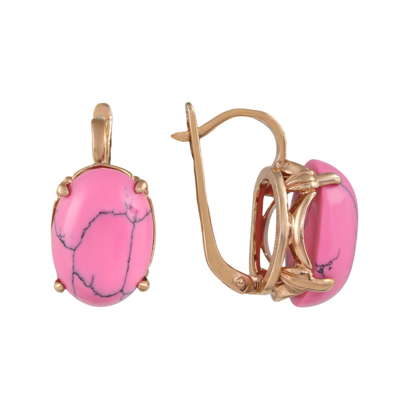 Серьги из серебра с ониксом