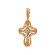 Позолоченный крест с бриллиантами