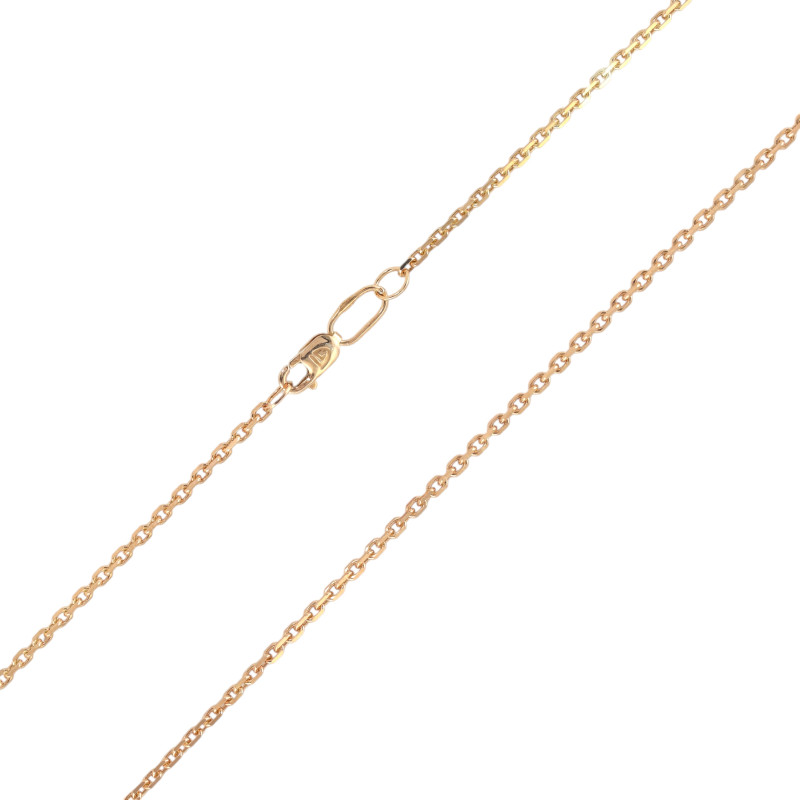 Цепь позолоченная плетения якорь