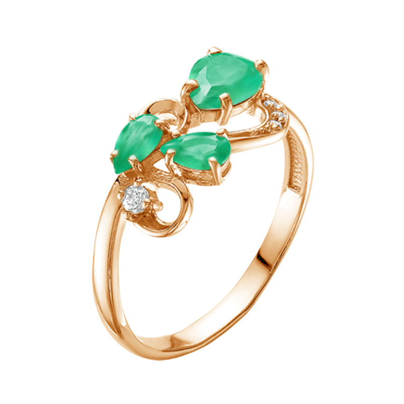 Комплект: серьги и кольцо