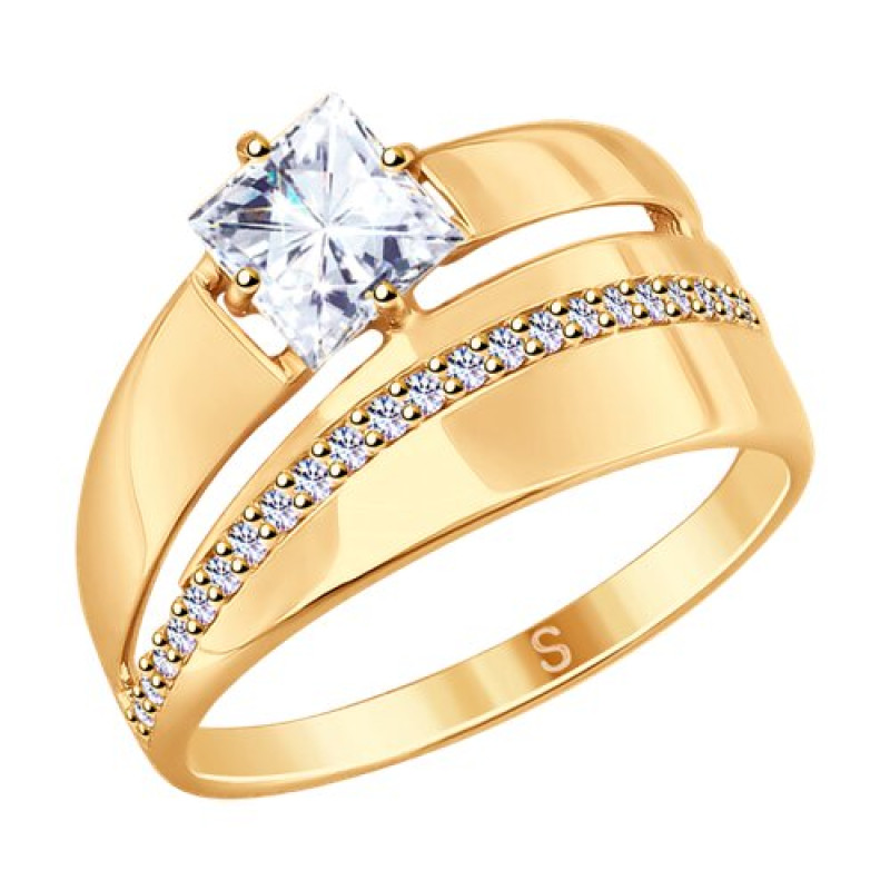 Комплект: серьги и кольцо