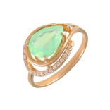 Кольцо из серебра с ониксом