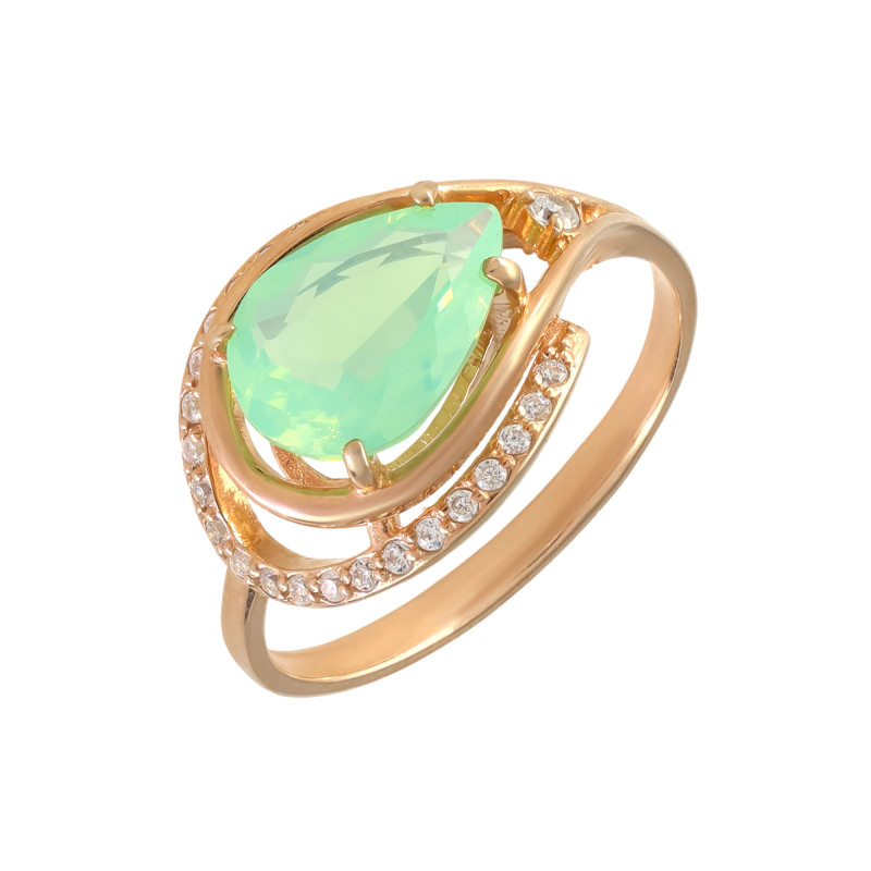 Кольцо из серебра с ониксом