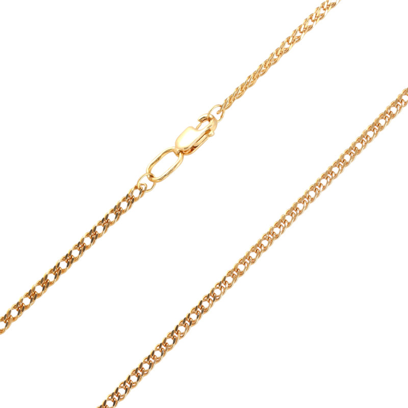 Цепь с плетением двойной ромб