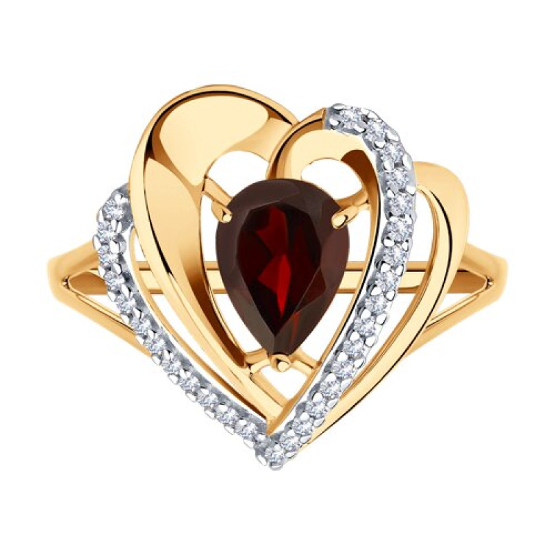 Комплект: серьги и кольцо