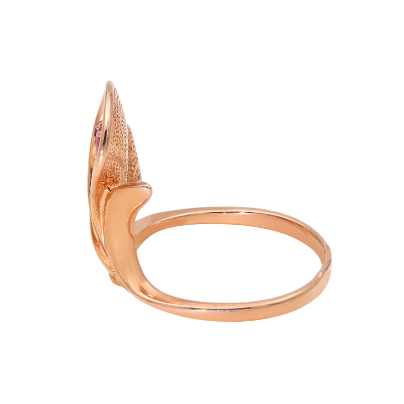 Серебряное кольцо с натуральными рубинами