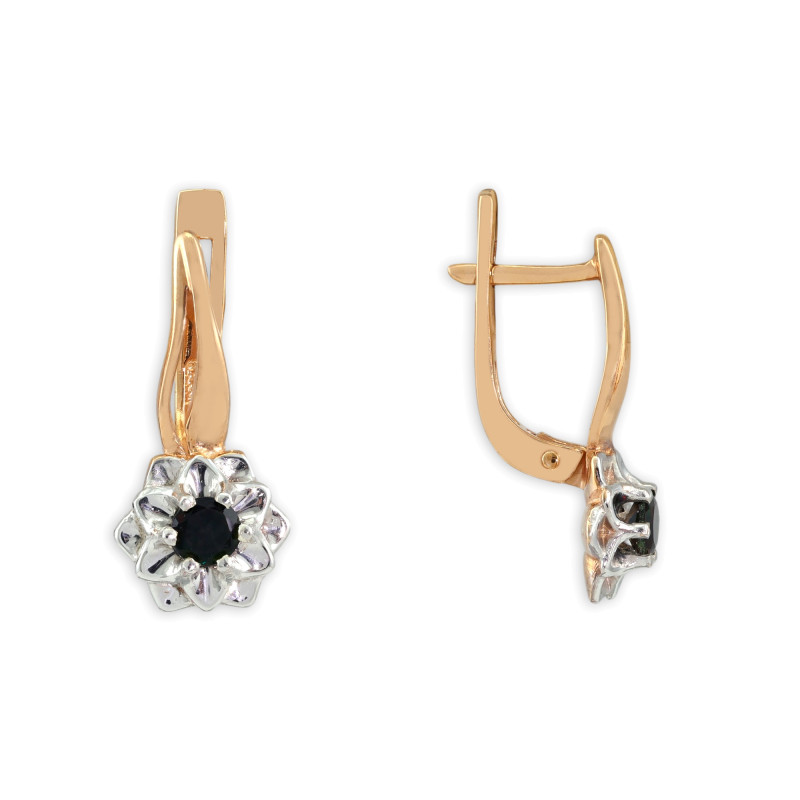 Серьги из серебра с опалом