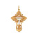 Позолоченный крестик из серебра 