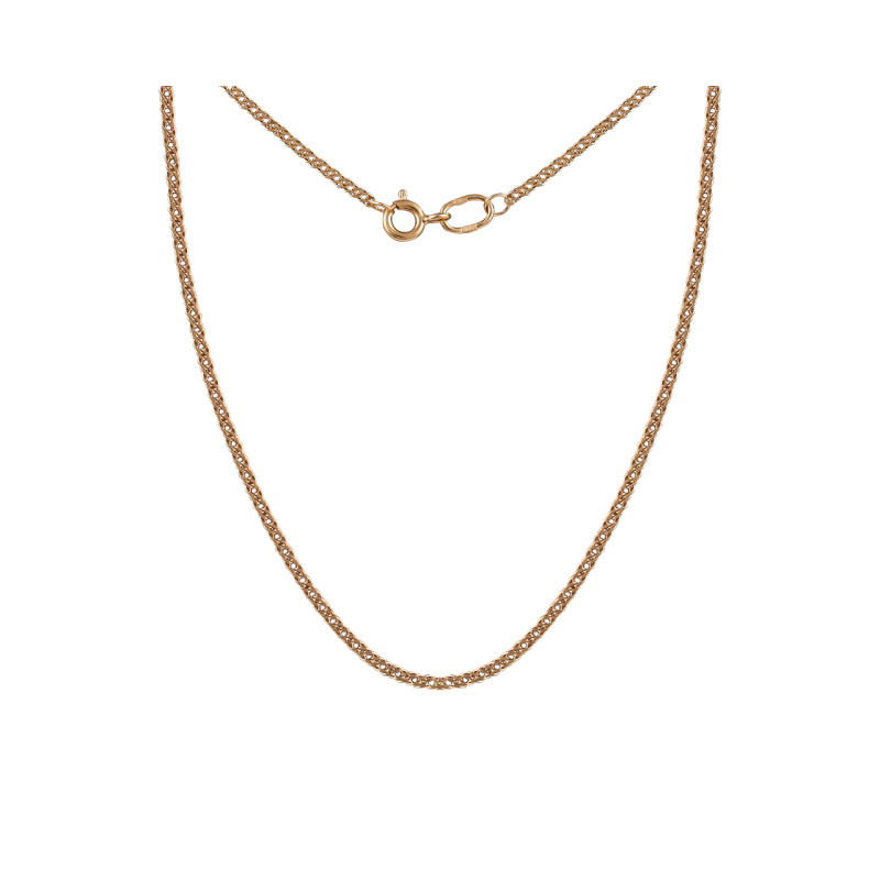 Цепь с плетением двойной ромб