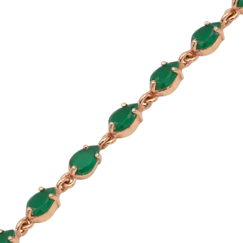 Браслет с агатами