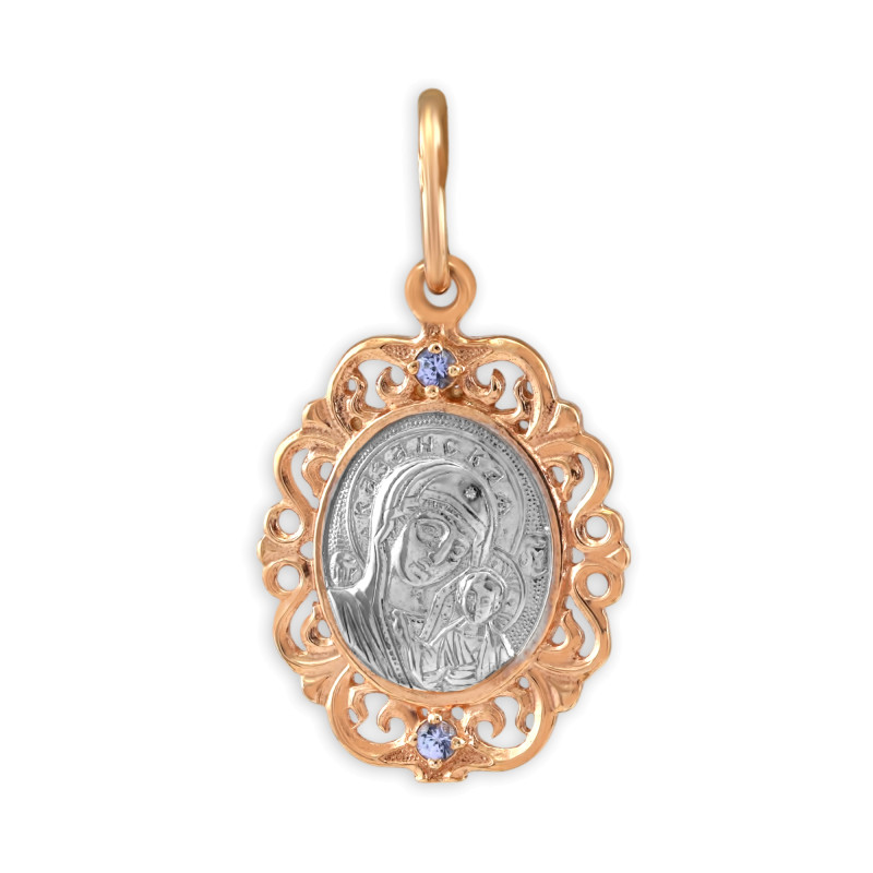 Подвеска-образок "Образ Пресвятой Богородицы. Казанская"