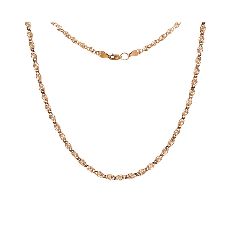 Цепочка позолоченная из серебра