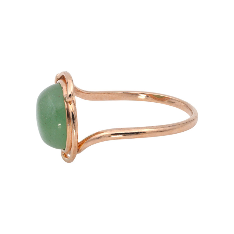 Серебряное кольцо с нефритом