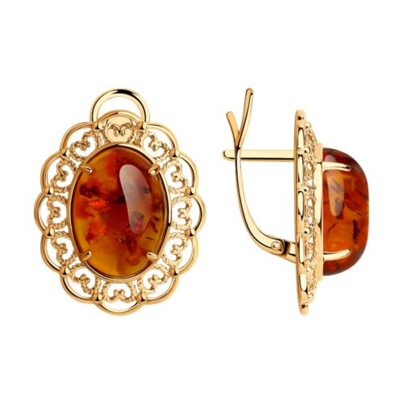 Комплект: серьги и кольцо