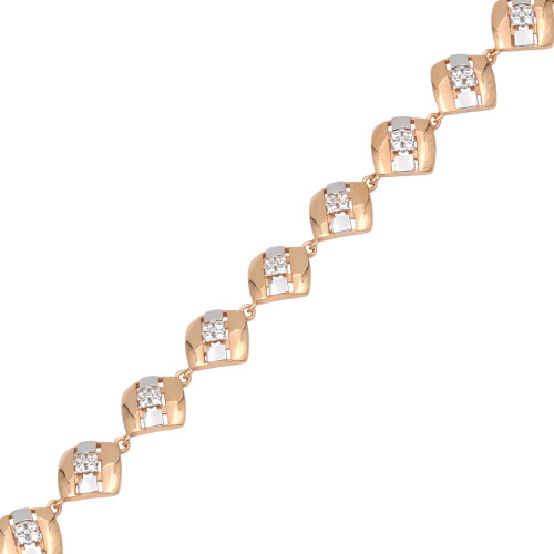 Браслет с фианитами