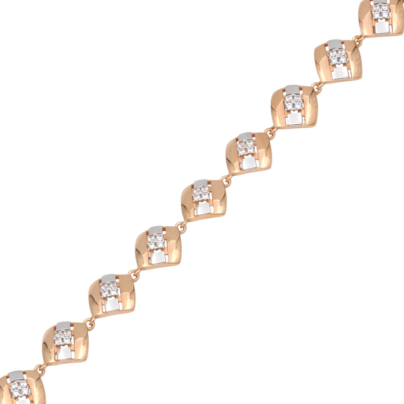 Браслет с фианитами