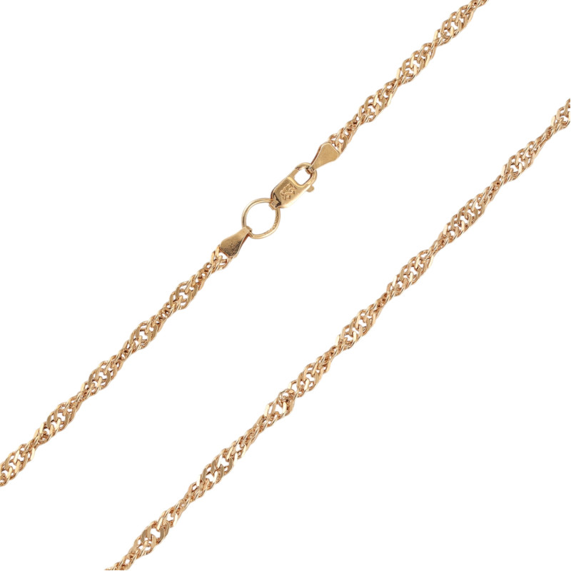 Цепь с плетением сингапур