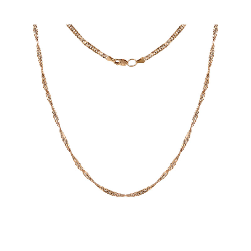 Цепь с плетением сингапур