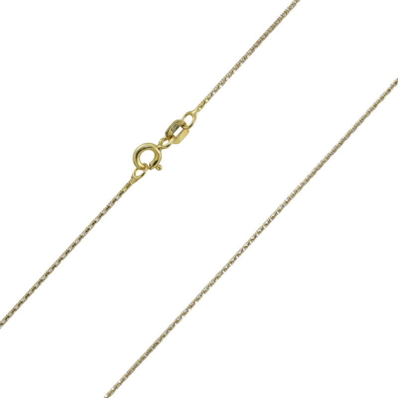 Цепь позолоченная из серебра