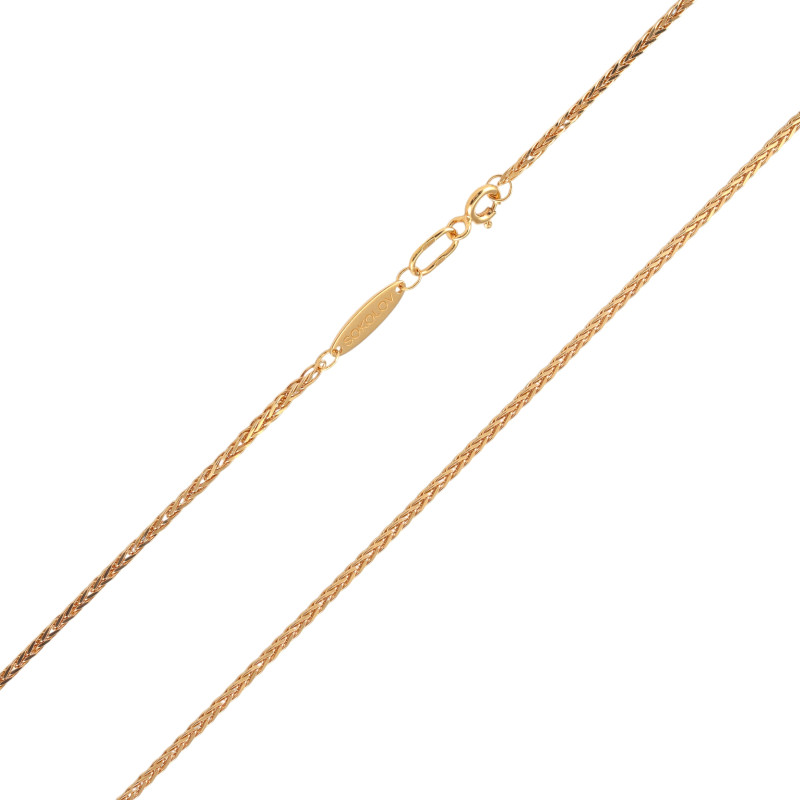 Цепочка с плетением "Колос"