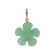Серебряная подвеска с нефритом "Цветок"