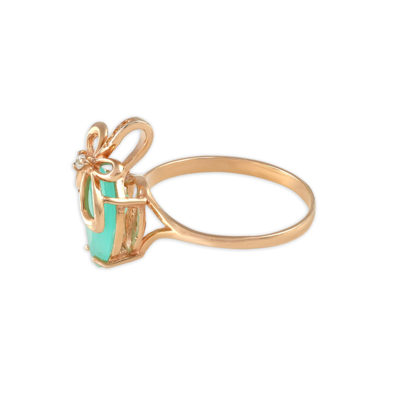 Серебряное кольцо с халцедоном