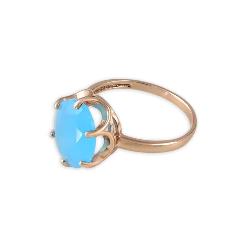 Кольцо из серебра с халцедоном Баканом