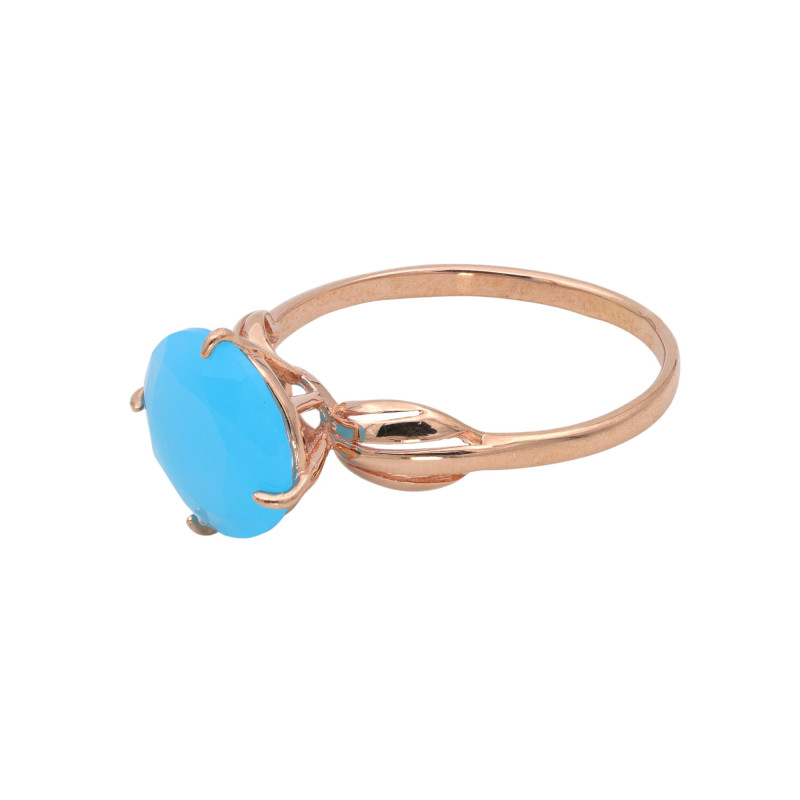 Кольцо серебряное с халцедоном