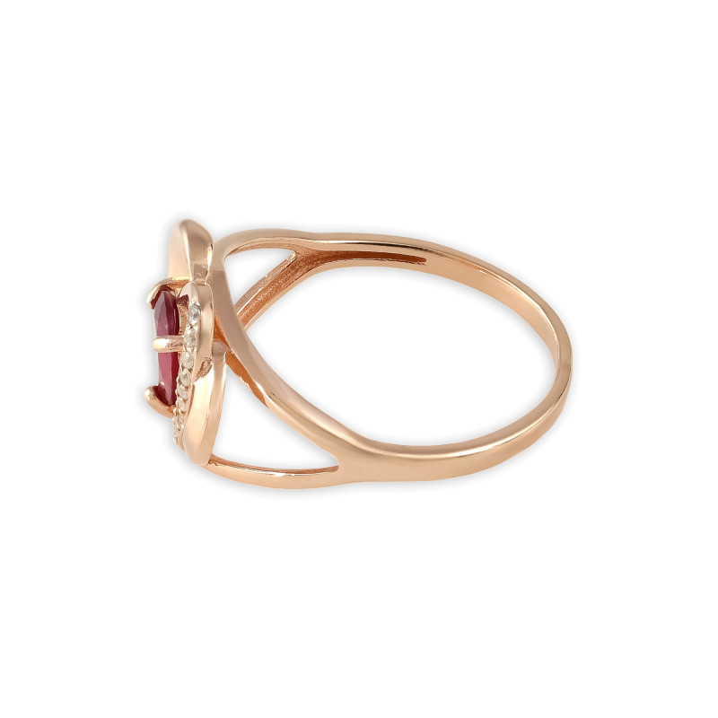 Комплект: серьги и кольцо