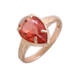 Серебряное кольцо с сапфиром