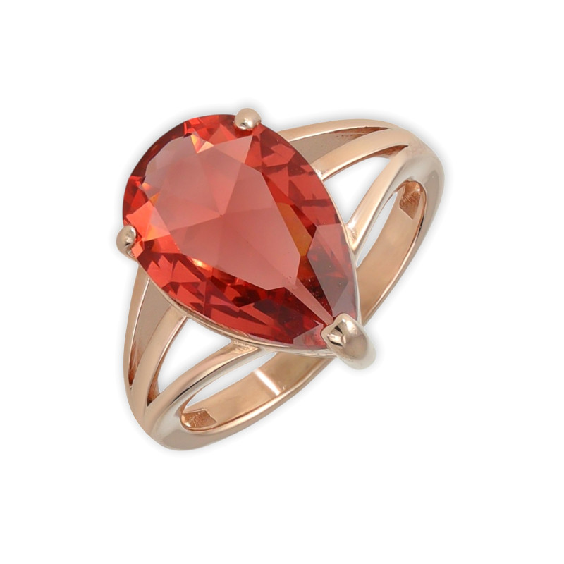 Кольцо серебряное с сапфиром