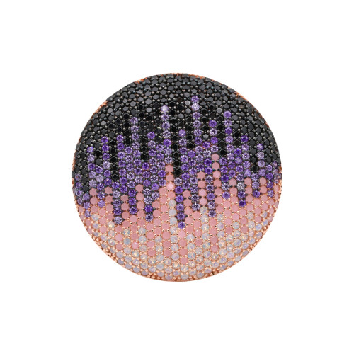 Серебряное кольцо с кубическим цирконием