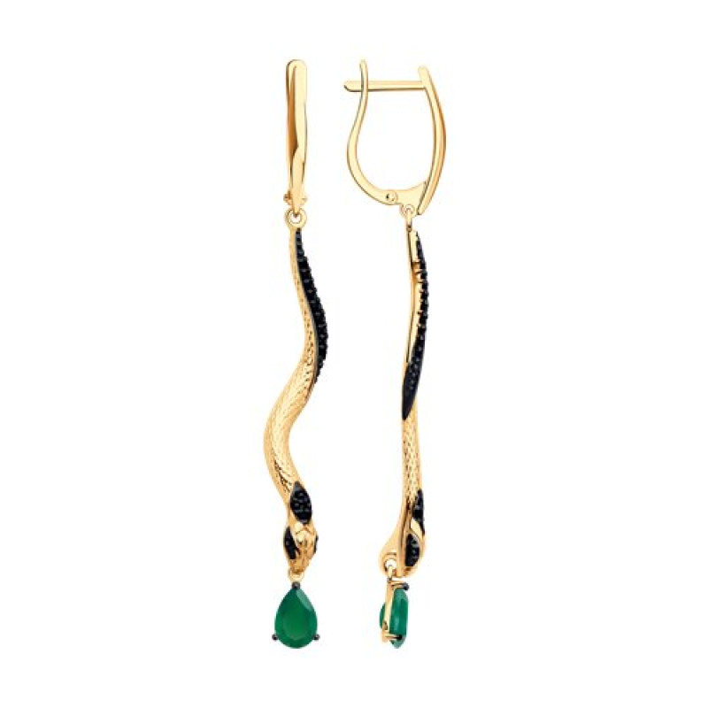 Комплект: серьги и кольцо