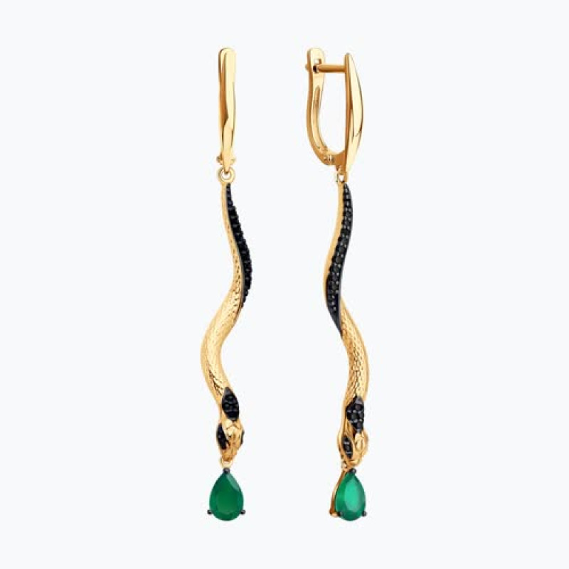 Комплект: серьги и кольцо