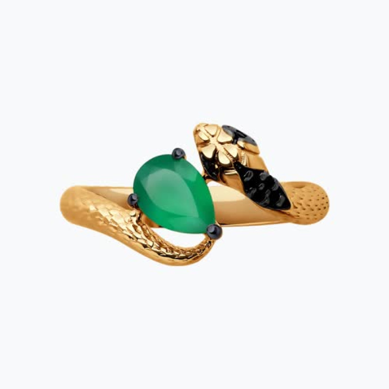 Комплект: серьги и кольцо