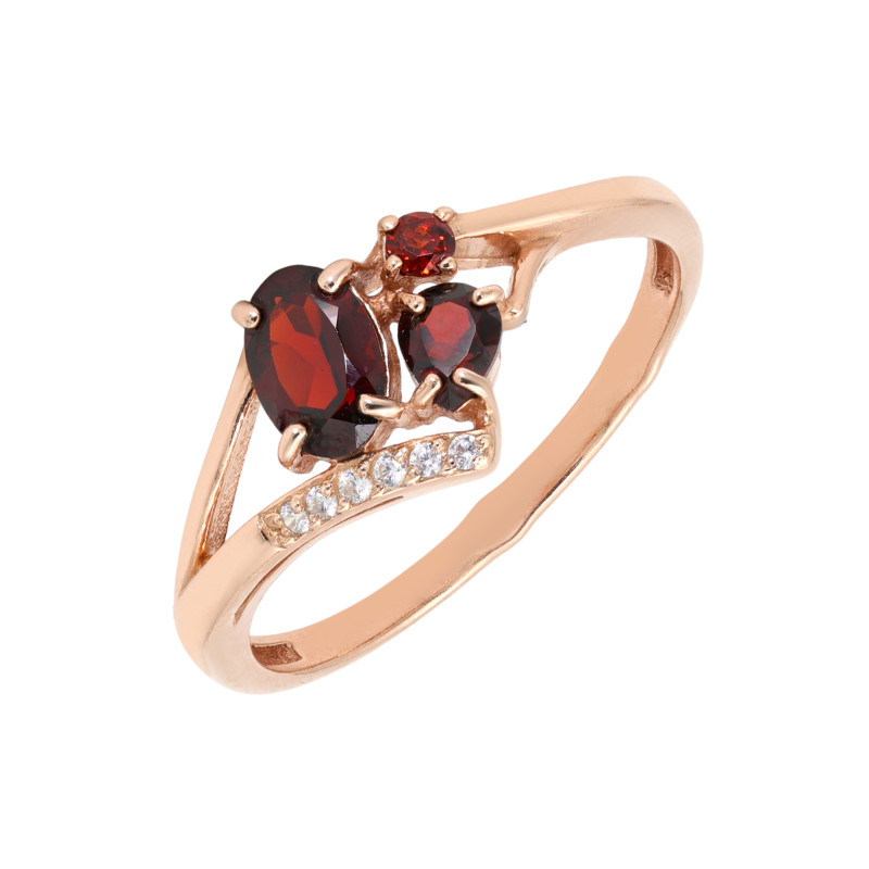 Комплект: серьги и кольцо