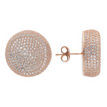 Позолоченные серьги с кубическим цирконием