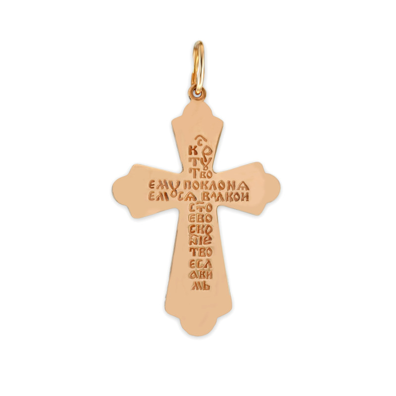 Позолоченный крест из серебра