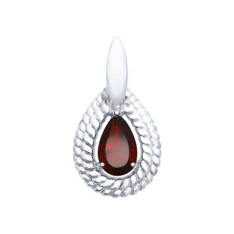 Комплект: серьги и подвеска