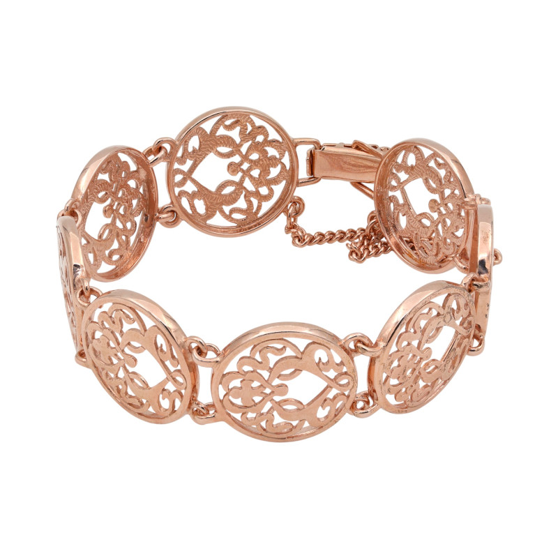 Браслет позолоченный из серебра