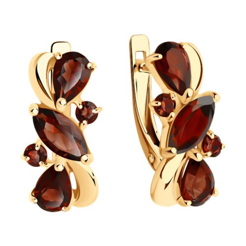 Комплект: серьги и кольцо