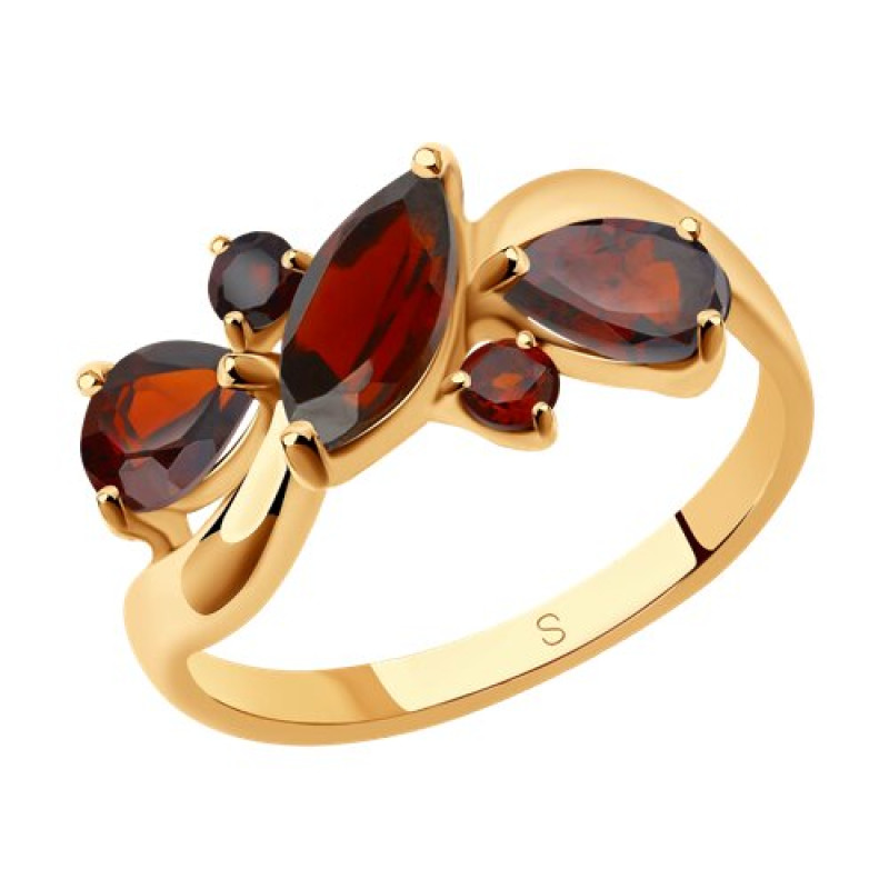 Комплект: серьги и кольцо