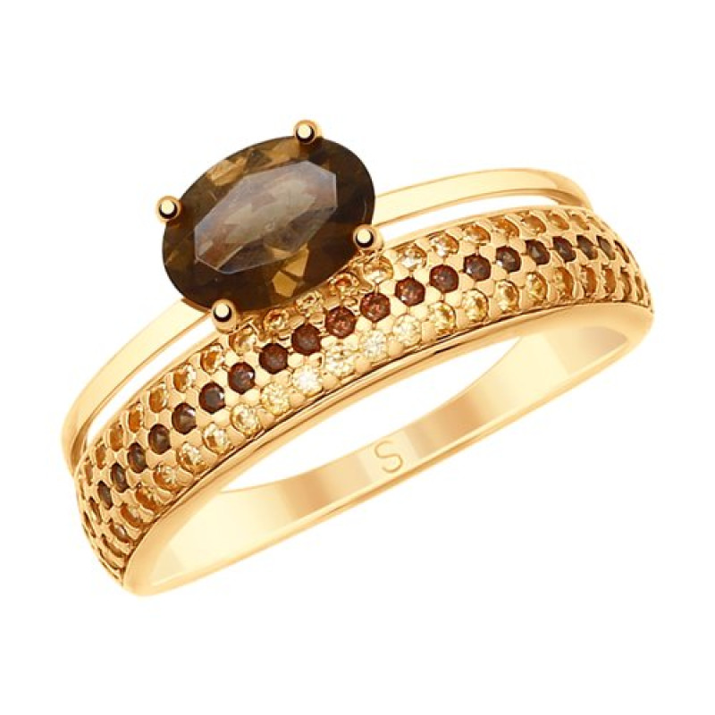 Комплект: серьги и кольцо