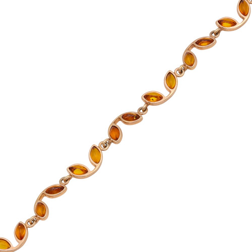 Браслет с янтарём