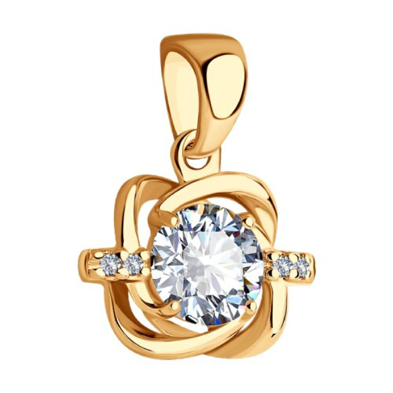 Комплект: серьги и подвеска